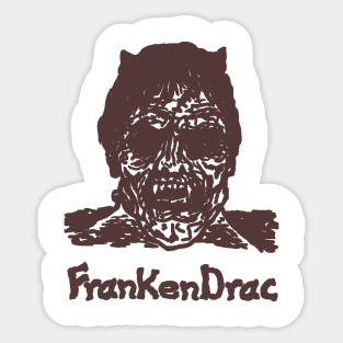 FrankenStein Dracula Sticker